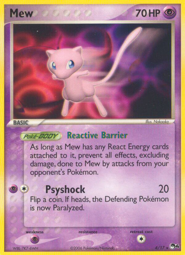 Mew 4 — POP Series 4 (French Pokémon TCG card)