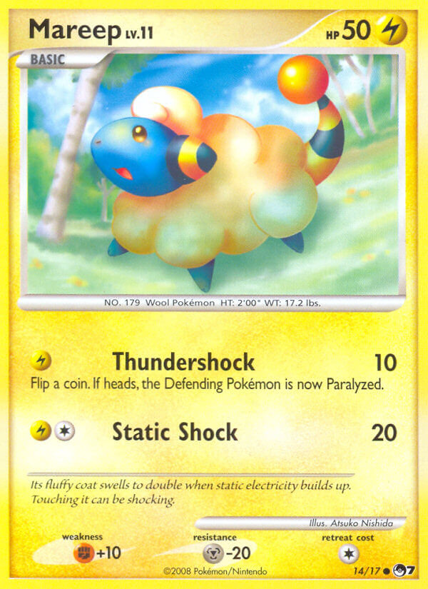 Mareep 14 — POP Series 7 (French Pokémon TCG card)