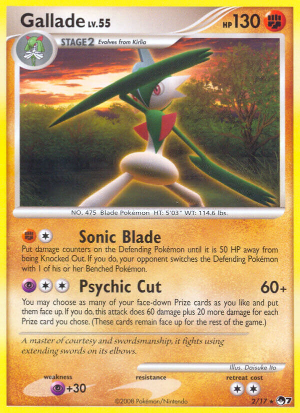 Gallade 2 — POP Series 7 (French Pokémon TCG card)