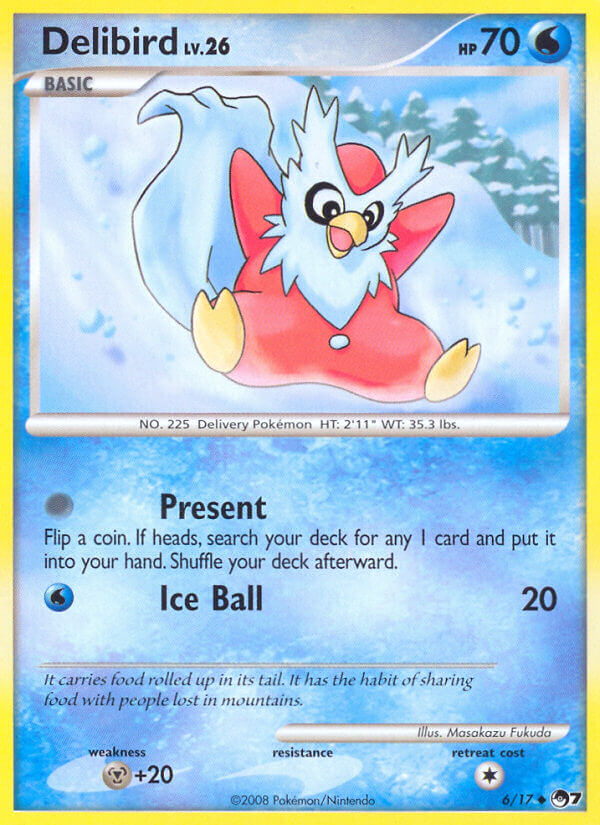 Delibird 6 — POP Series 7 (French Pokémon TCG card)