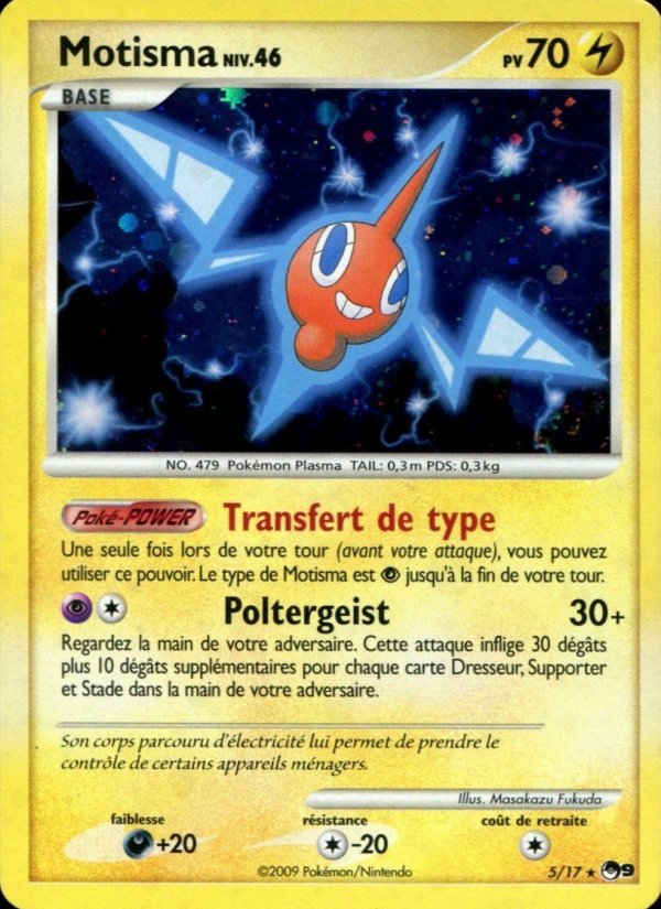 Motisma 5 — POP Series 9 (French Pokémon TCG card)