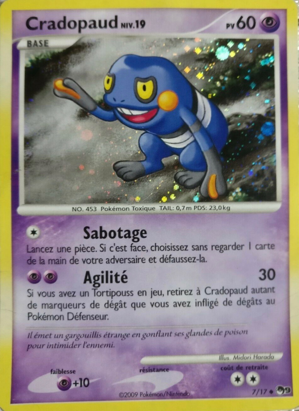 Cradopaud 7 — POP Series 9 (French Pokémon TCG card)