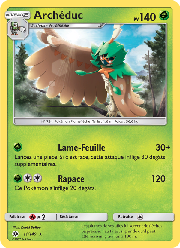 Archéduc 11 — Sun & Moon (French Pokémon TCG card)