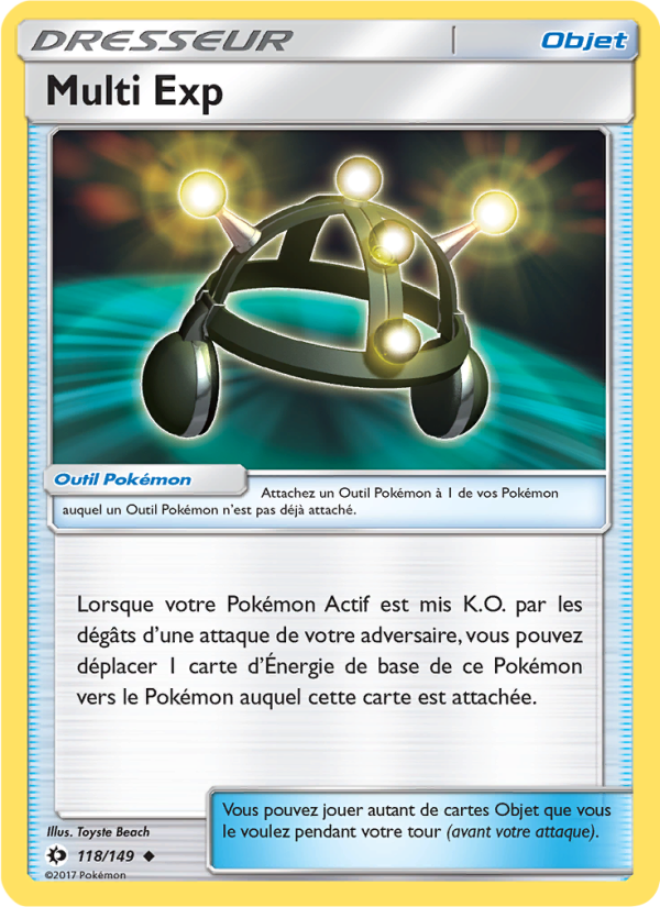 Multi Exp 118 — Sun & Moon (French Pokémon TCG card)