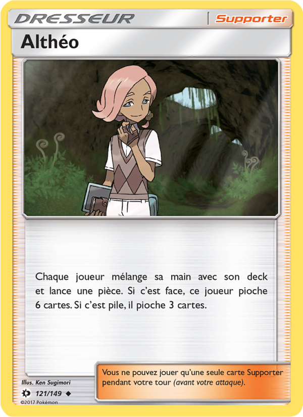 Althéo 121 — Sun & Moon (French Pokémon TCG card)