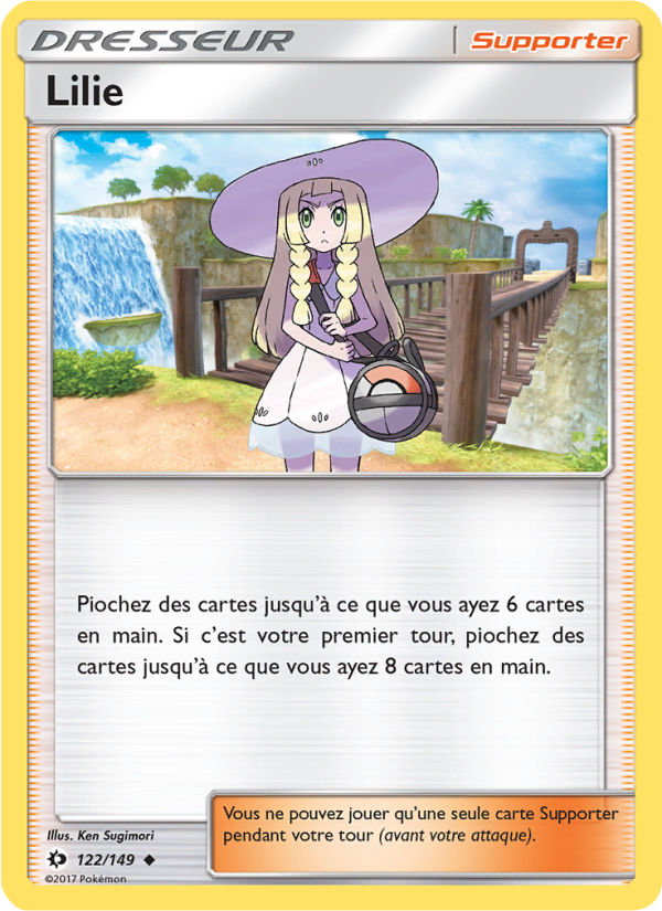 Lilie 122 — Sun & Moon (French Pokémon TCG card)