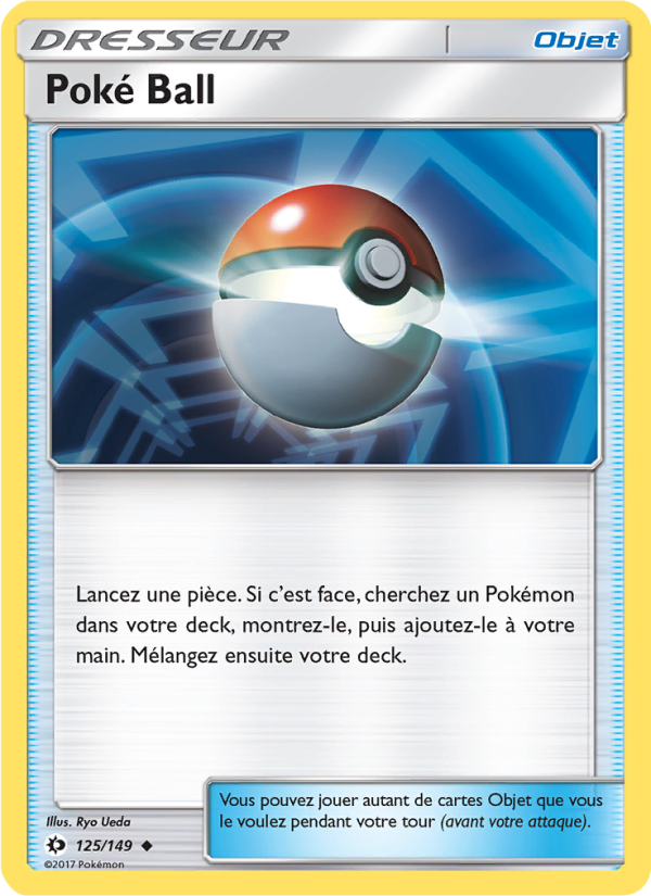 Poké Ball 125 — Sun & Moon (French Pokémon TCG card)