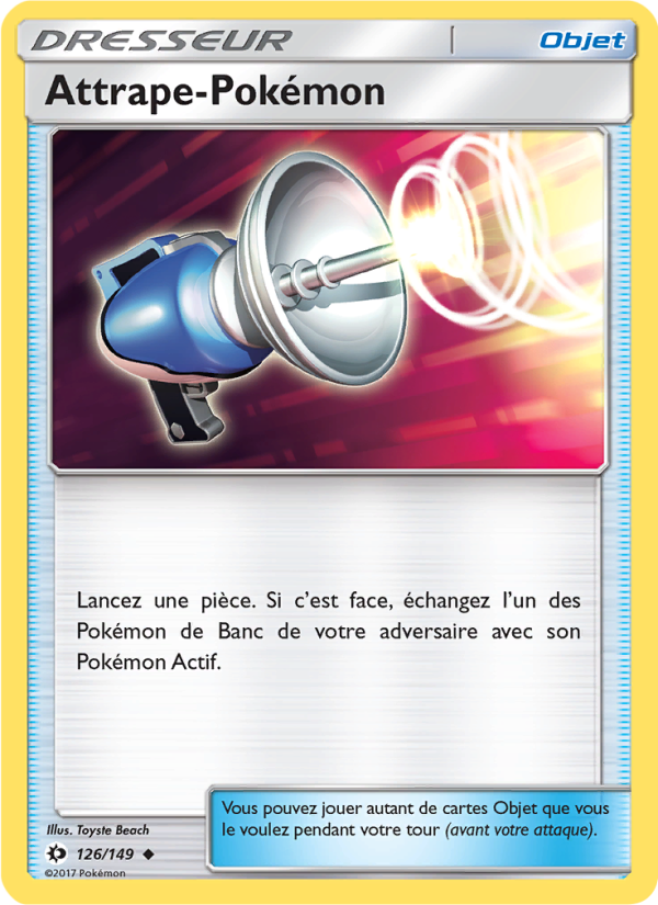 Attrape-Pokémon 126 — Sun & Moon (French Pokémon TCG card)