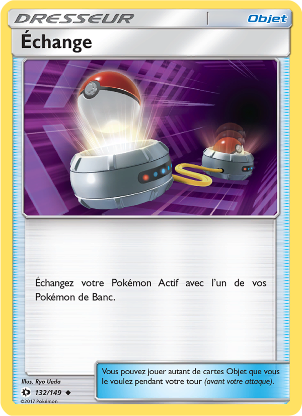 Échange 132 — Sun & Moon (French Pokémon TCG card)