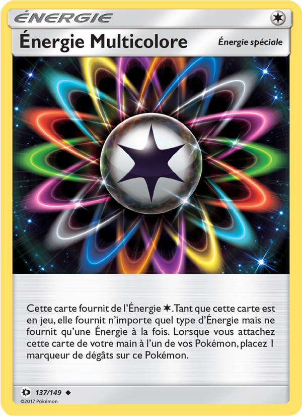 Énergie Multicolore 137 — Sun & Moon (French Pokémon TCG card)