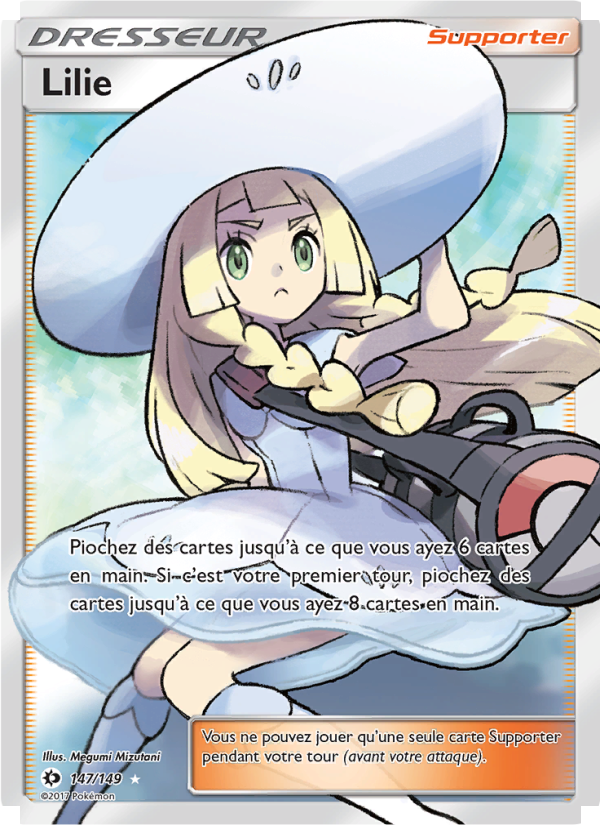 Lilie 147 — Sun & Moon (French Pokémon TCG card)