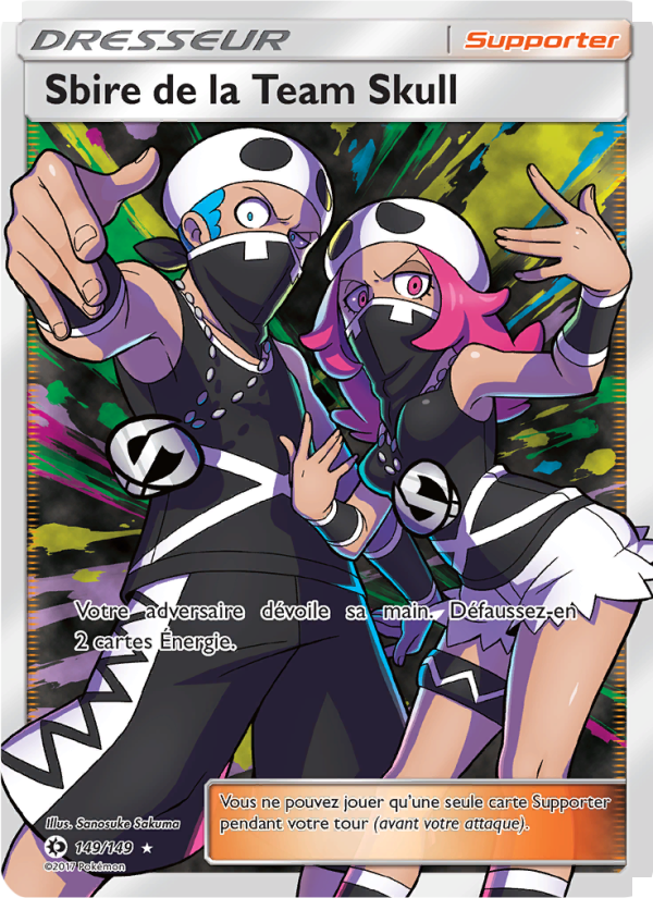 Sbire de la Team Skull 149 — Sun & Moon (French Pokémon TCG card)