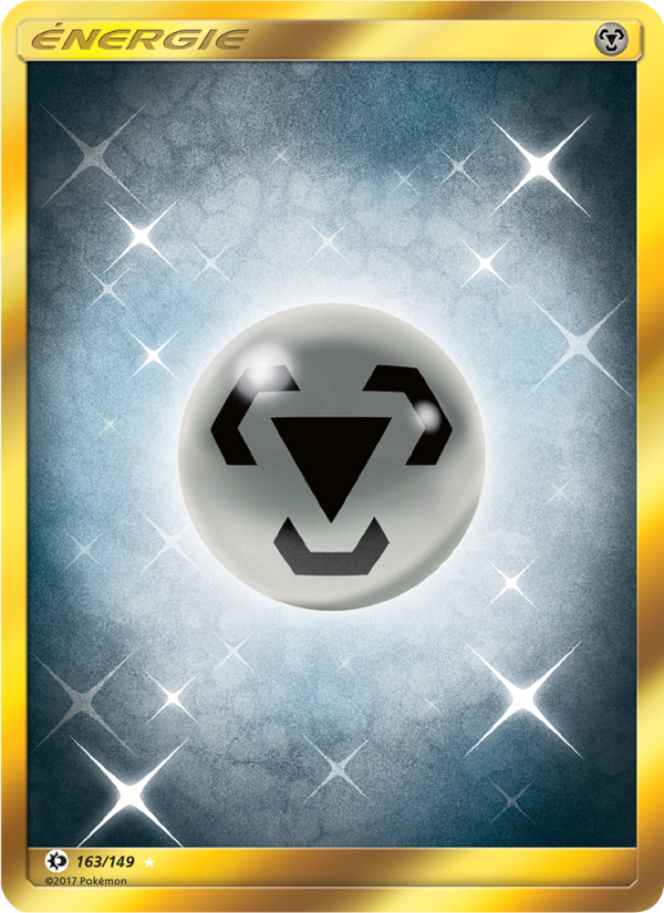 Énergie Métal 163 — Sun & Moon (French Pokémon TCG card)