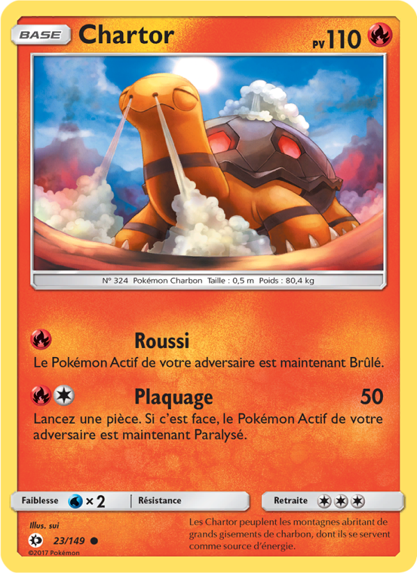 Chartor 23 — Sun & Moon (French Pokémon TCG card)