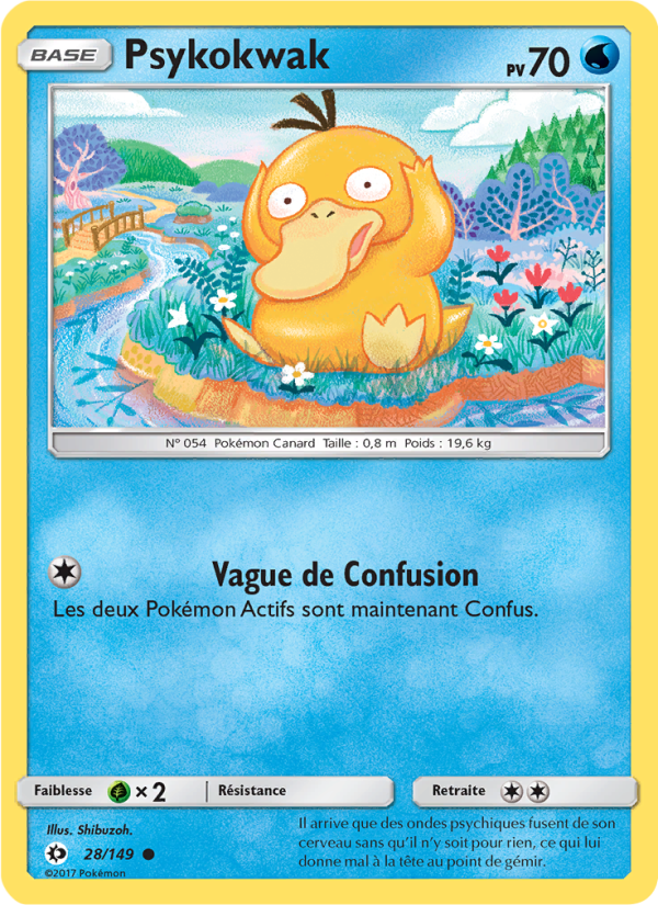 Psykokwak 28 — Sun & Moon (French Pokémon TCG card)