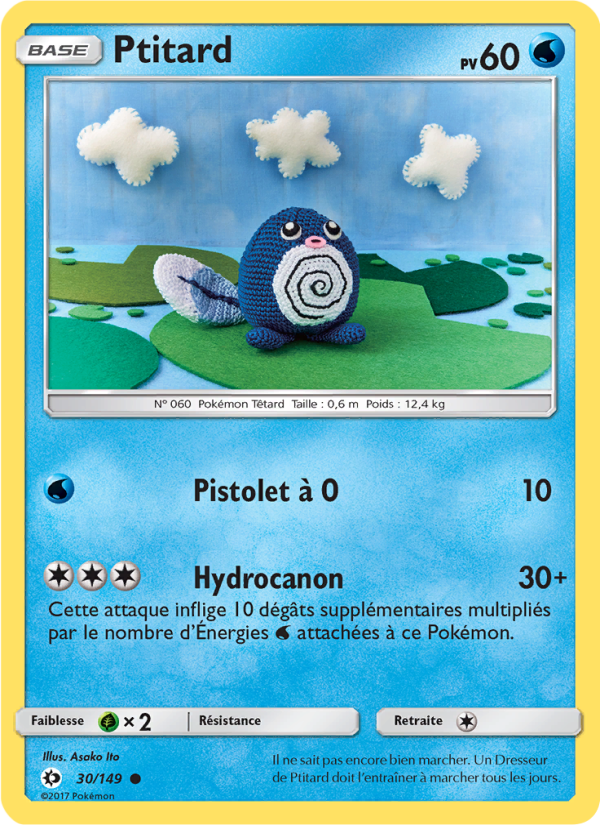 Ptitard 30 — Sun & Moon (French Pokémon TCG card)