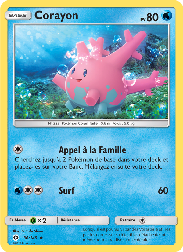 Corayon 36 — Sun & Moon (French Pokémon TCG card)