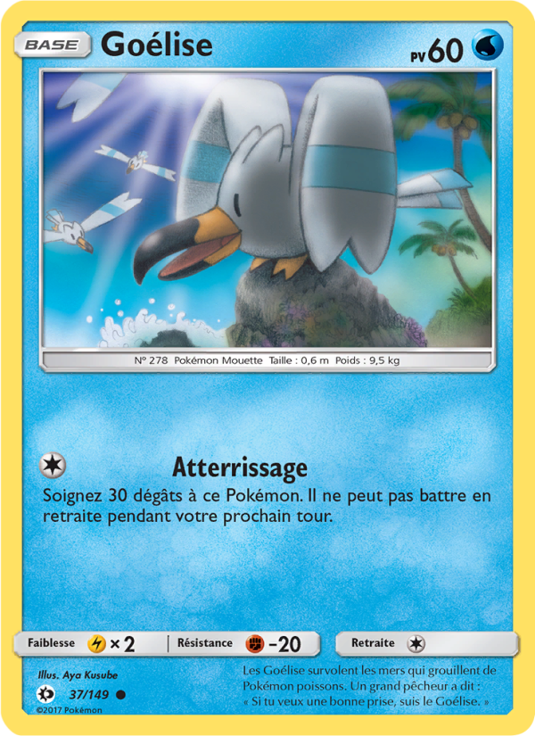 Goélise 37 — Sun & Moon (French Pokémon TCG card)