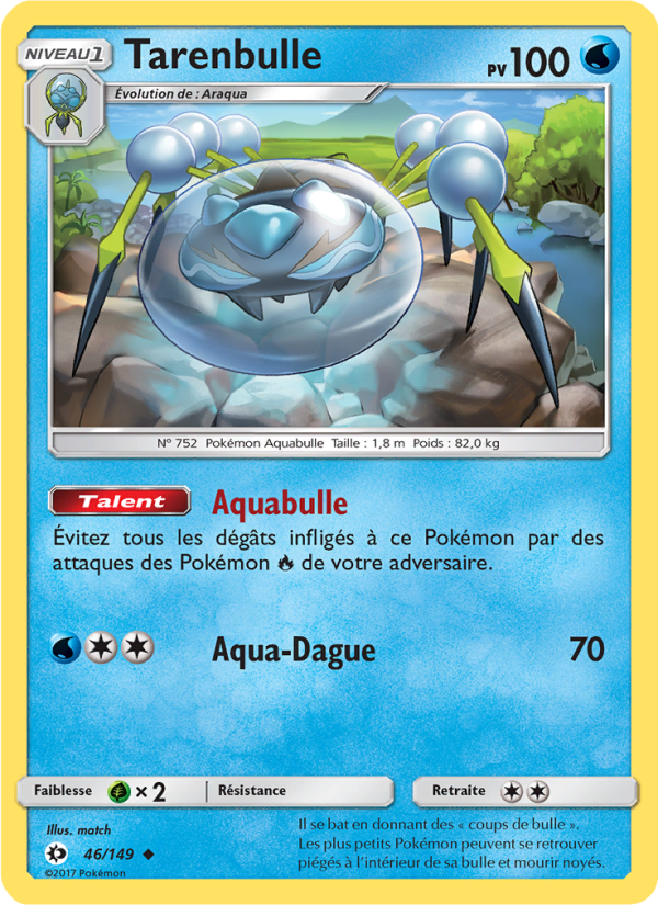 Tarenbulle 46 — Sun & Moon (French Pokémon TCG card)