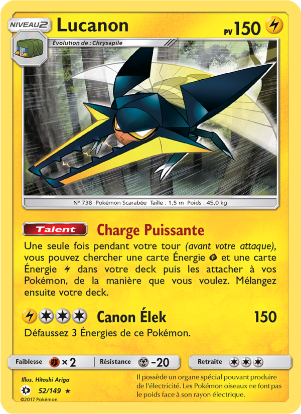 Lucanon 52 — Sun & Moon (French Pokémon TCG card)