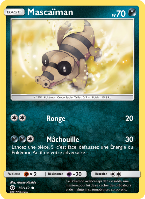 Mascaïman 83 — Sun & Moon (French Pokémon TCG card)