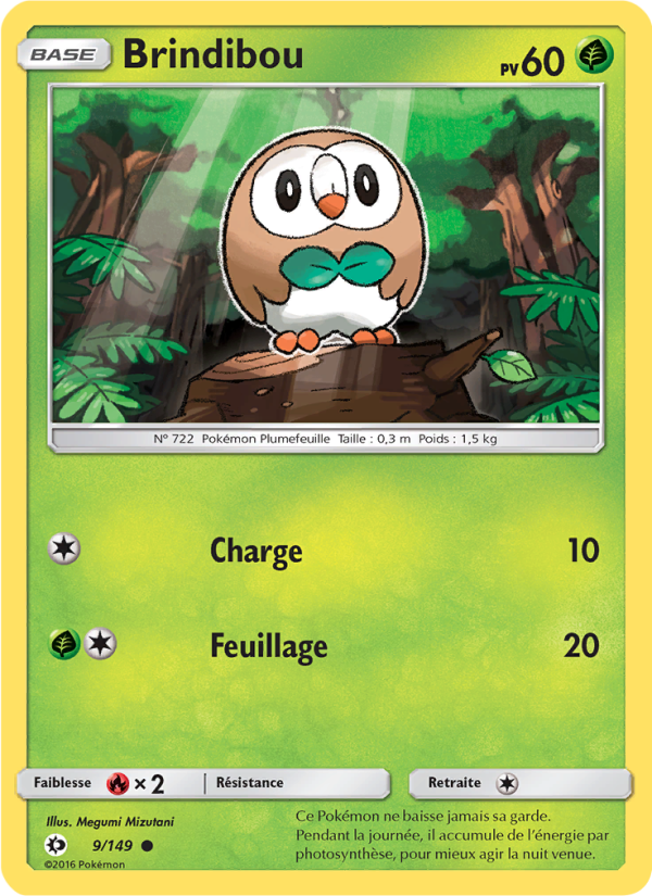 Brindibou 9 — Sun & Moon (French Pokémon TCG card)
