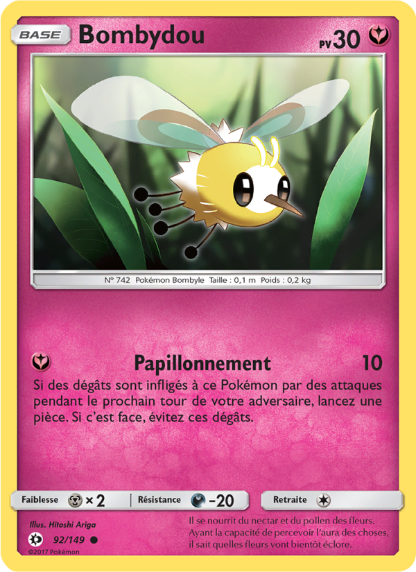 Bombydou 92 — Sun & Moon (French Pokémon TCG card)