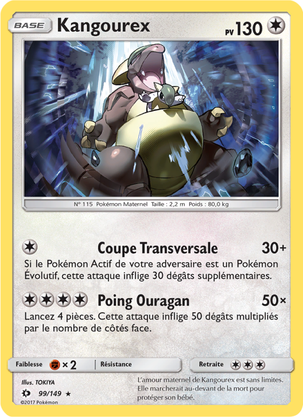 Kangourex 99 — Sun & Moon (French Pokémon TCG card)