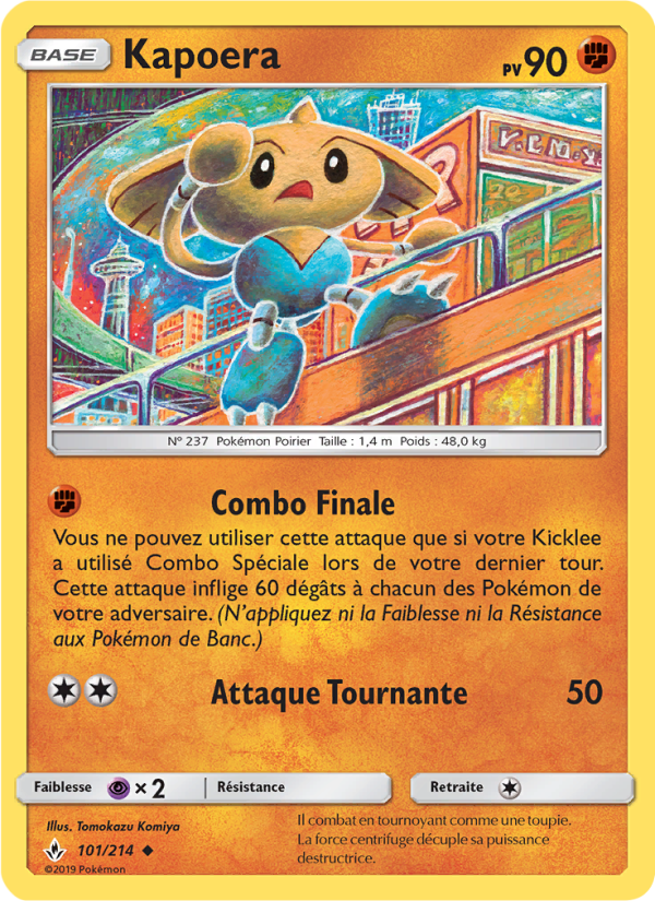 Kapoera 101 — Unbroken Bonds (French Pokémon TCG card)