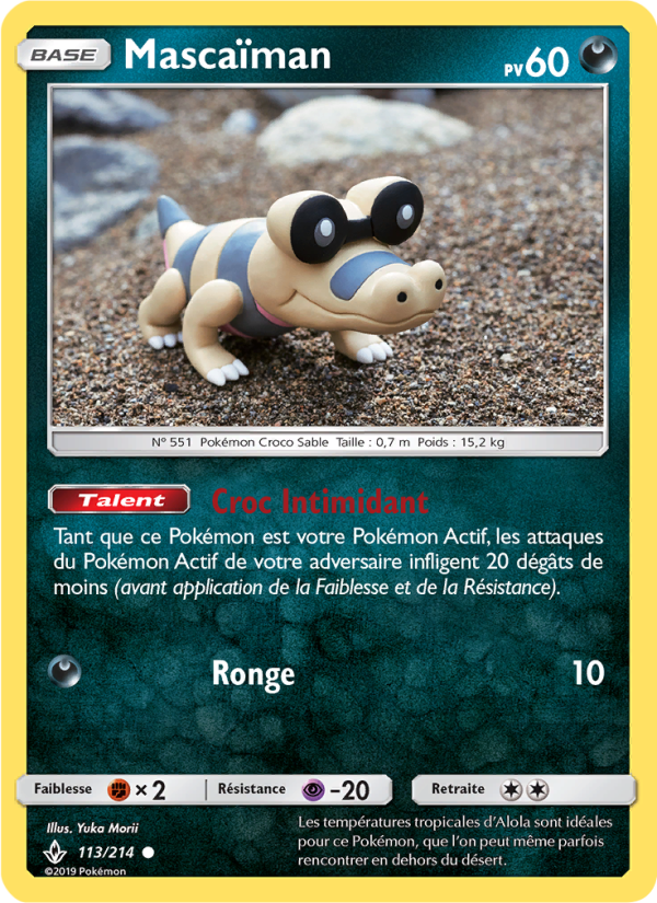 Mascaïman 113 — Unbroken Bonds (French Pokémon TCG card)