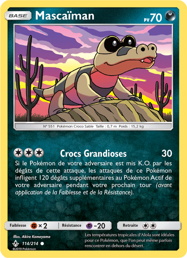 Mascaïman 114 — Unbroken Bonds (French Pokémon TCG card)