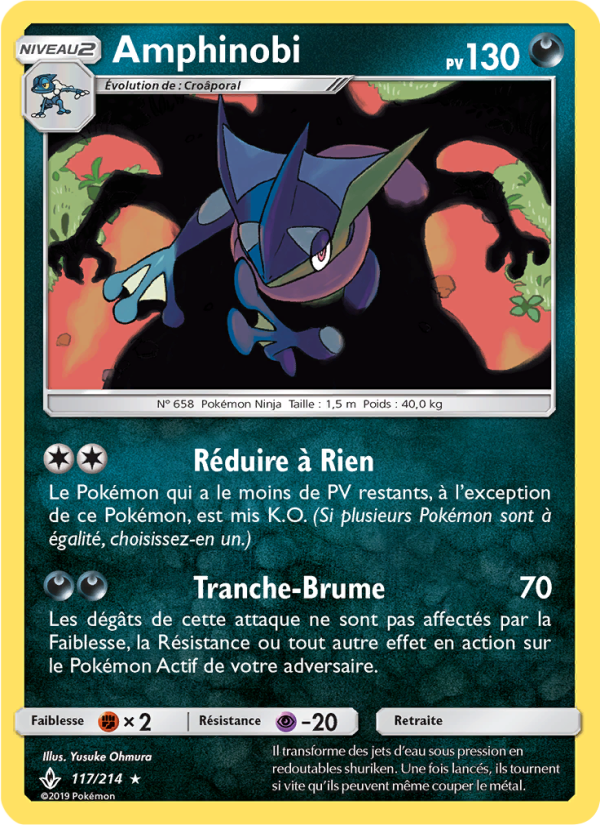 Amphinobi 117 — Unbroken Bonds (French Pokémon TCG card)