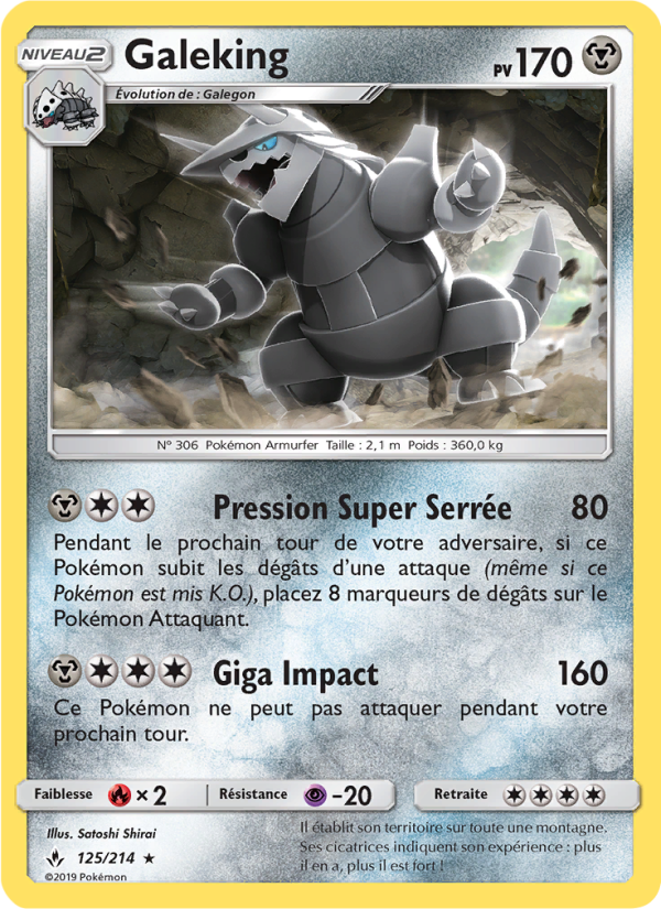 Galeking 125 — Unbroken Bonds (French Pokémon TCG card)