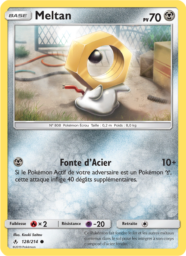Meltan 128 — Unbroken Bonds (French Pokémon TCG card)