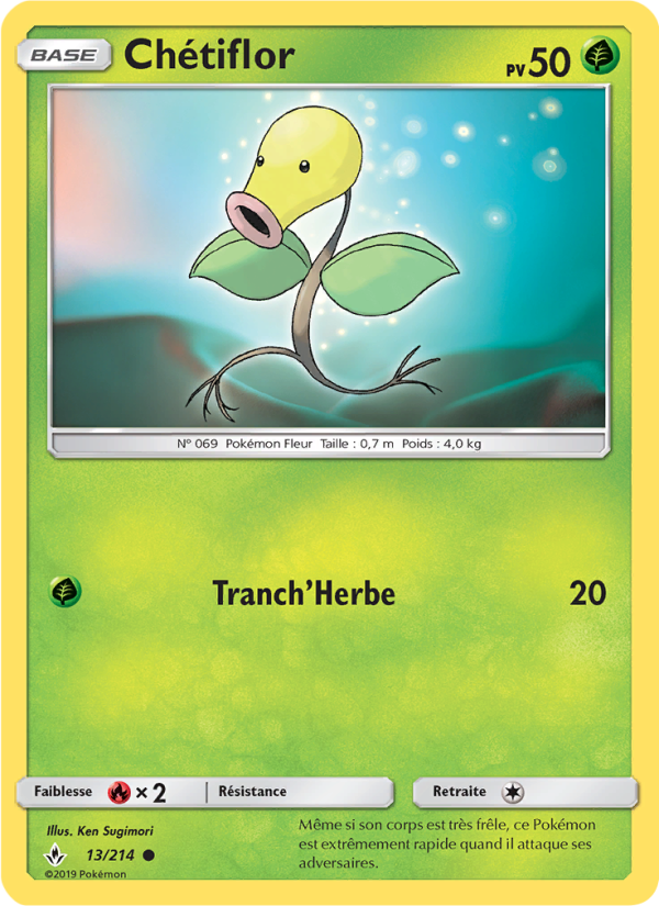 Chétiflor 13 — Unbroken Bonds (French Pokémon TCG card)