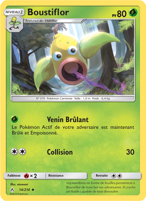 Boustiflor 14 — Unbroken Bonds (French Pokémon TCG card)