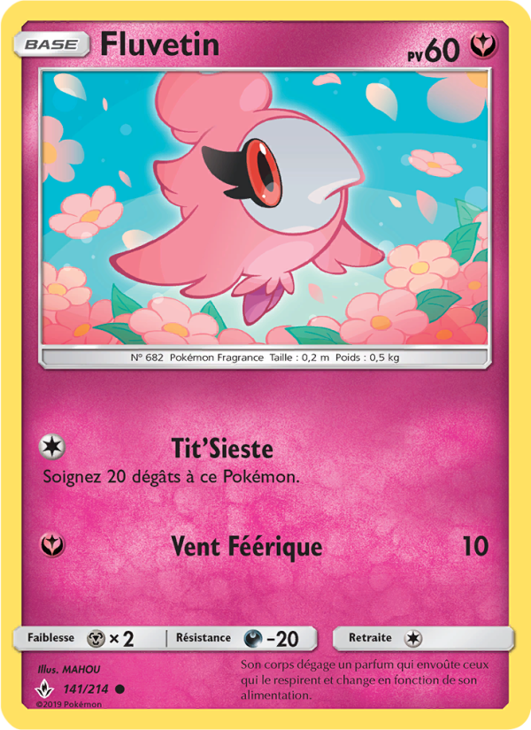 Fluvetin 141 — Unbroken Bonds (French Pokémon TCG card)