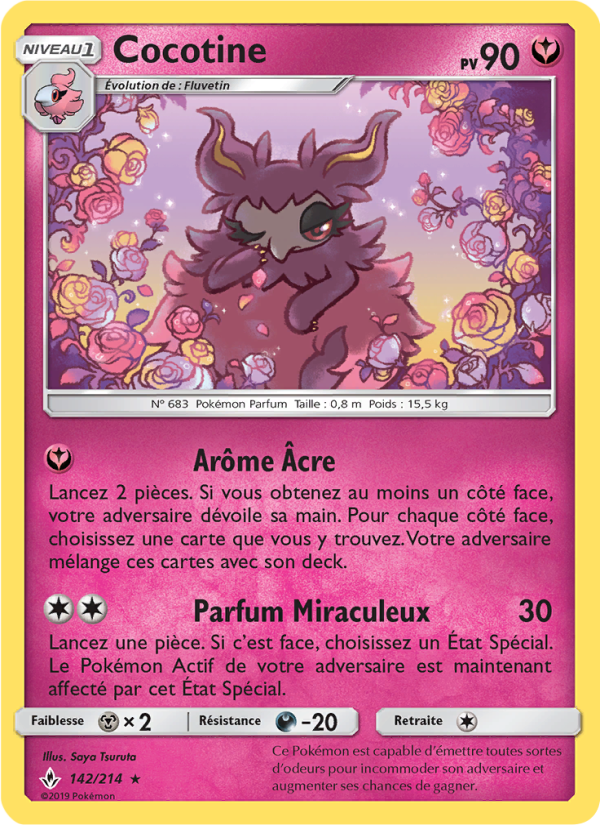 Cocotine 142 — Unbroken Bonds (French Pokémon TCG card)