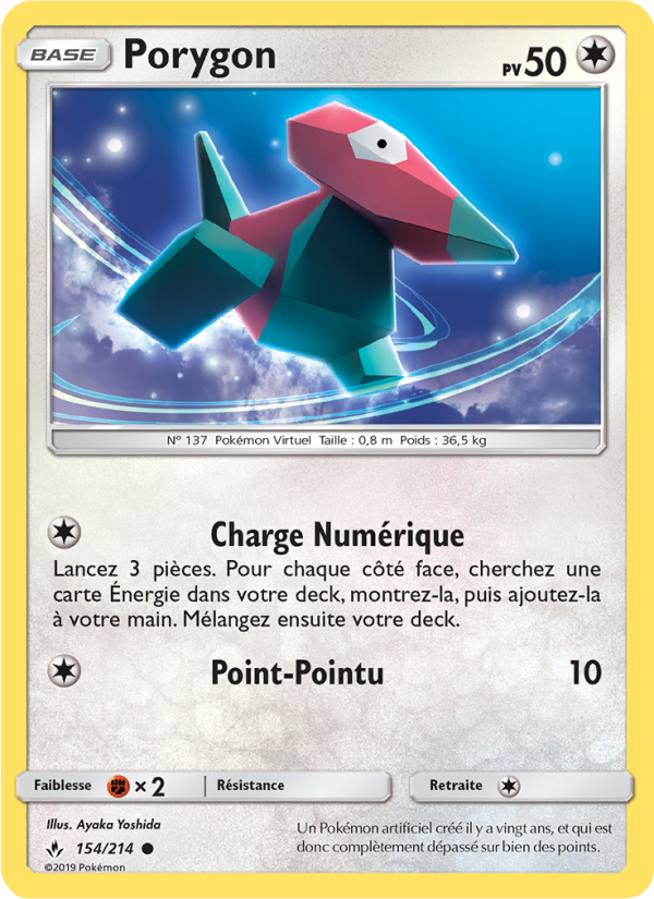 Porygon 154 — Unbroken Bonds (French Pokémon TCG card)