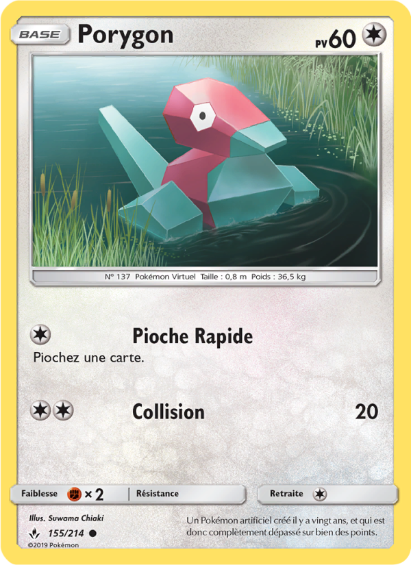 Porygon 155 — Unbroken Bonds (French Pokémon TCG card)