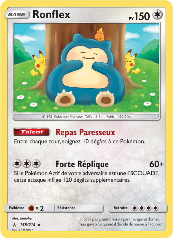 Ronflex 158 — Unbroken Bonds (French Pokémon TCG card)