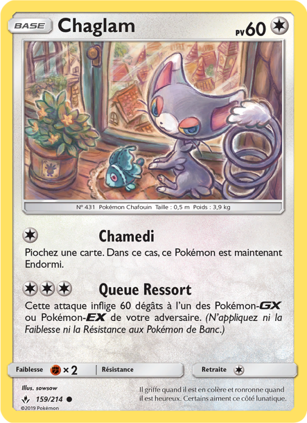 Chaglam 159 — Unbroken Bonds (French Pokémon TCG card)