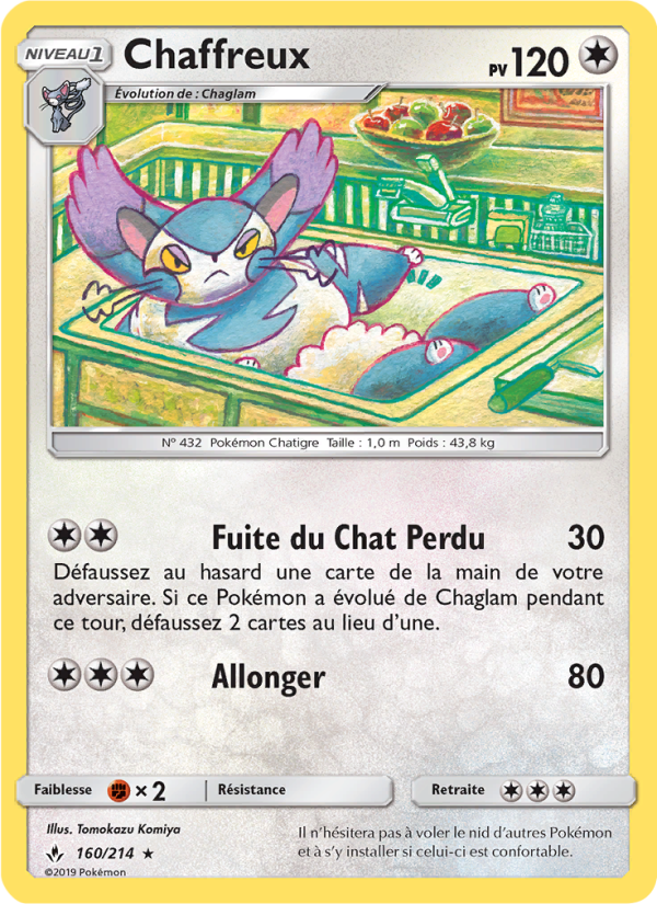 Chaffreux 160 — Unbroken Bonds (French Pokémon TCG card)