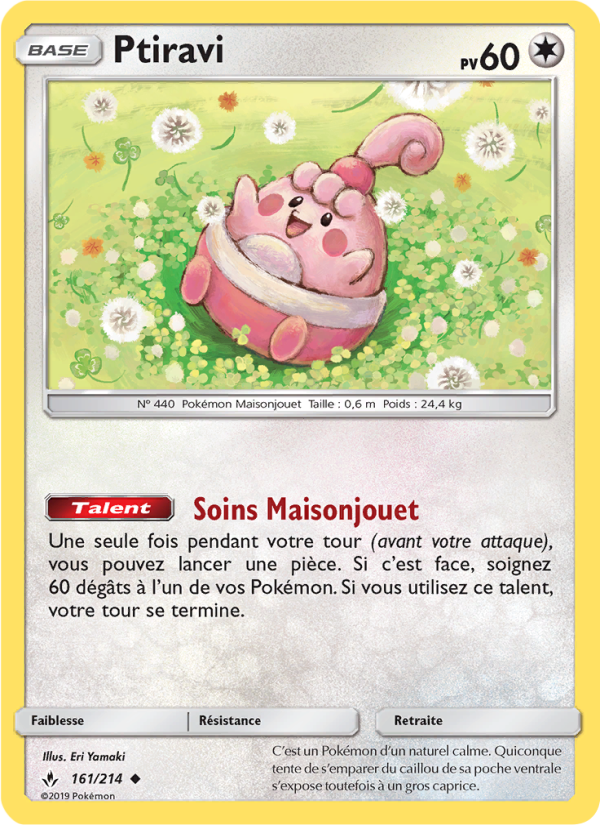 Ptiravi 161 — Unbroken Bonds (French Pokémon TCG card)