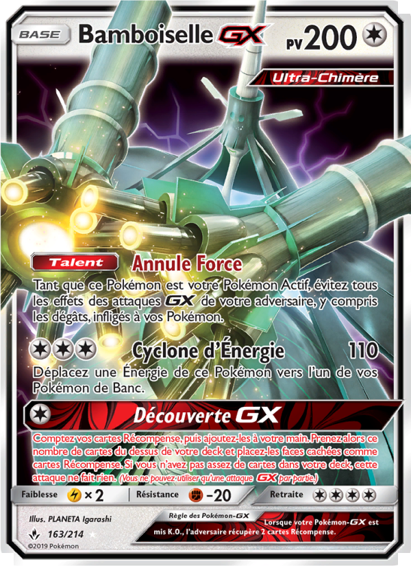 Bamboiselle GX 163 — Unbroken Bonds (French Pokémon TCG card)