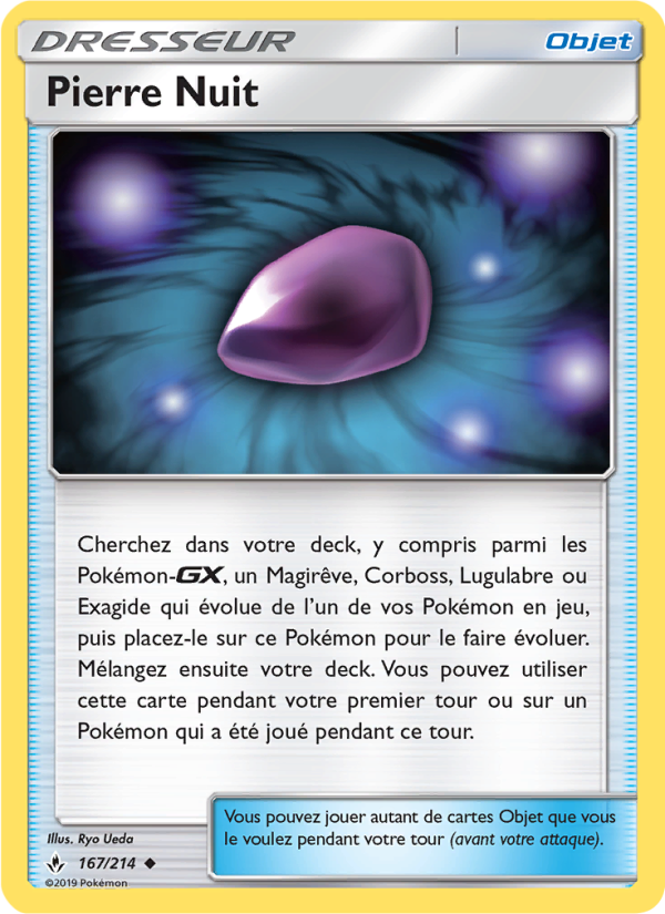 Pierre Nuit 167 — Unbroken Bonds (French Pokémon TCG card)