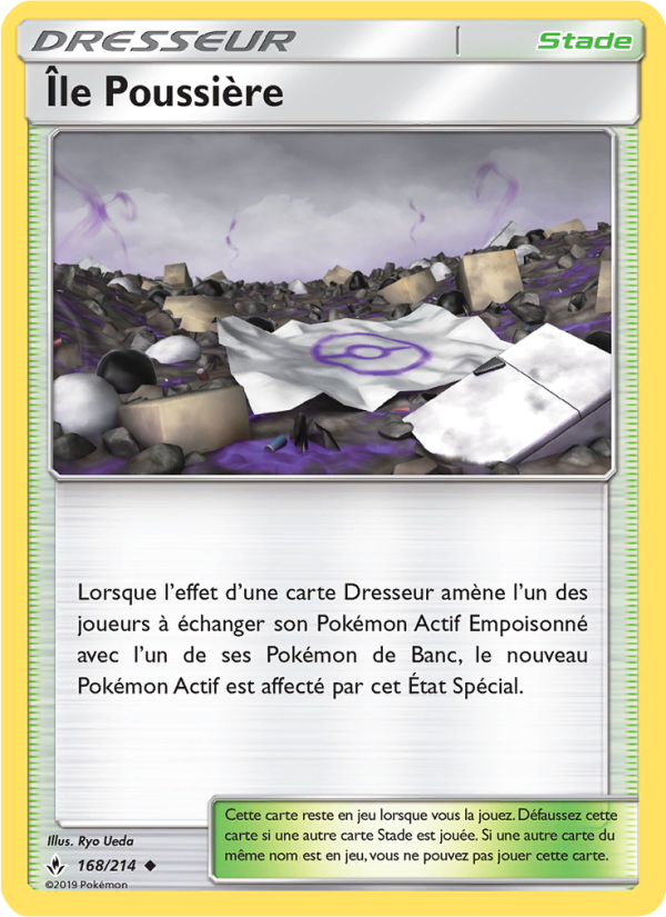Île Poussière 168 — Unbroken Bonds (French Pokémon TCG card)