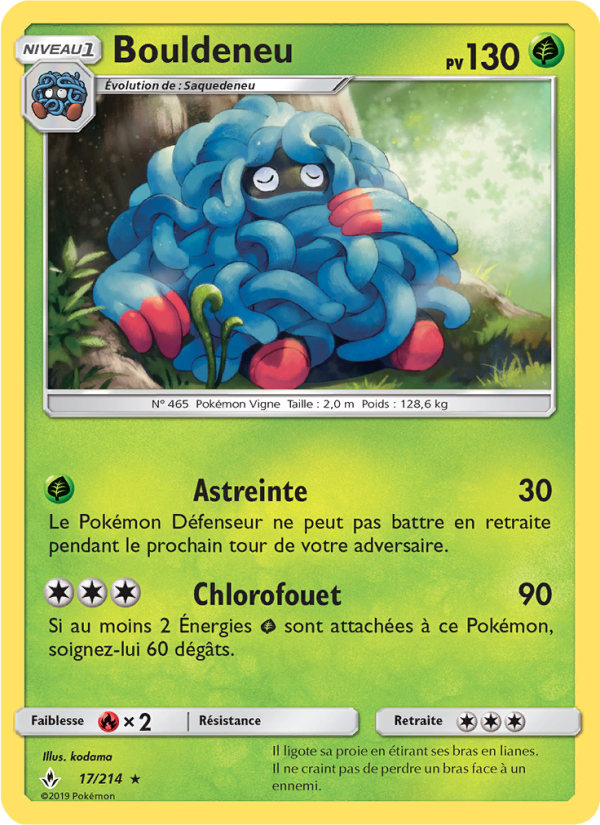 Bouldeneu 17 — Unbroken Bonds (French Pokémon TCG card)