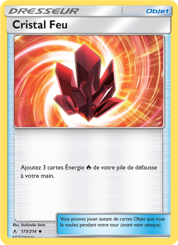 Cristal Feu 173 — Unbroken Bonds (French Pokémon TCG card)