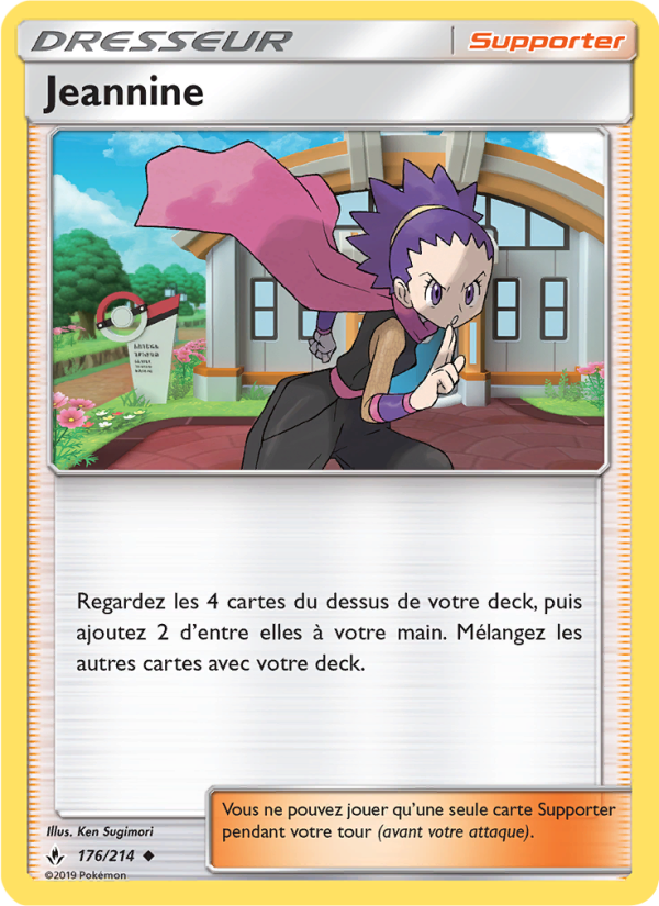 Jeannine 176 — Unbroken Bonds (French Pokémon TCG card)